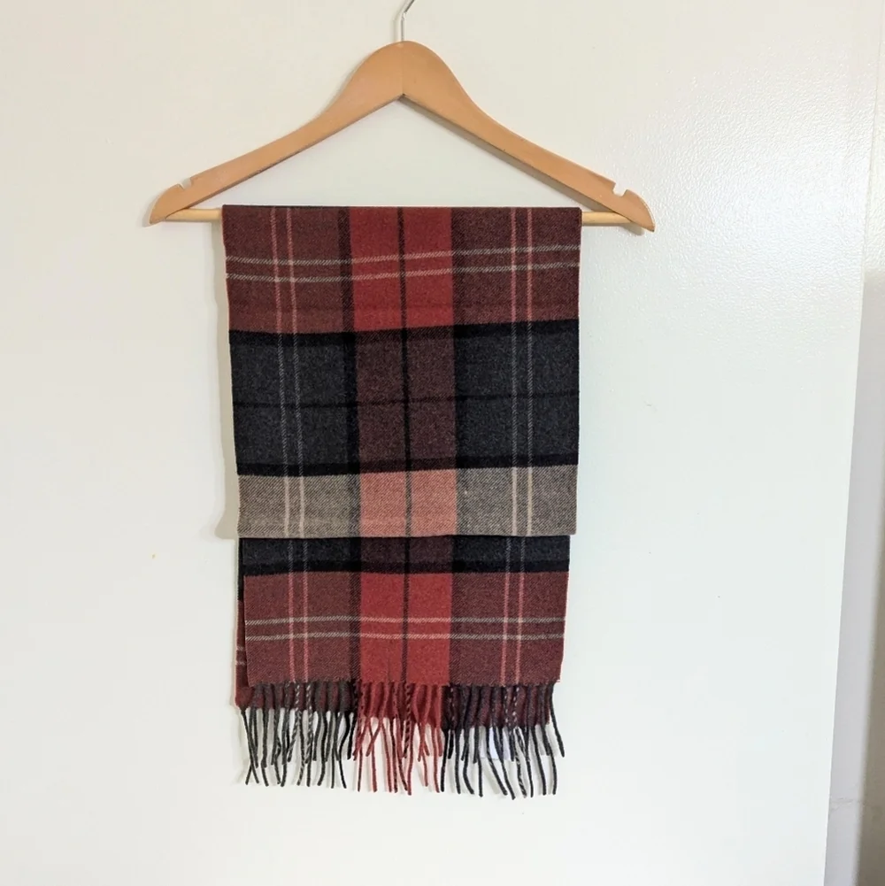 Jos. A. Bank 100% Cashmere Men's Fringe‎ Scarf 68